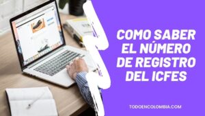 Como saber el Número de registro del Icfes